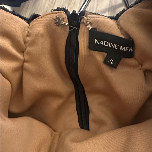 NADINE MERABI Stella Black Backless Lace Dress - Picture 9 of 15